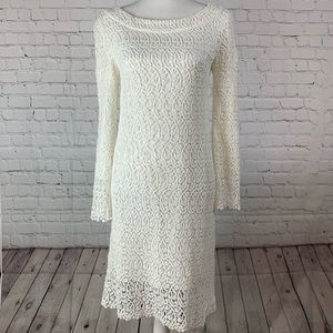 🤰Elegant white lace maternity dress size S 💕